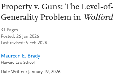 Screenshot 2026-02-10 at 15-57-03 Property v. Guns The Level-of-Generality Problem in i Wolford _i by Maureen E. Brady SSRN